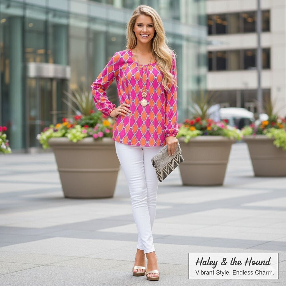 Haley & the Hound Tunic Blouse